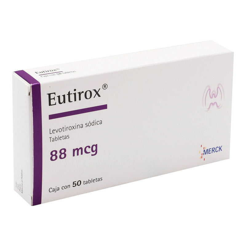 Eutirox 88Mcg Con 50 Tabletas (Levotiroxina Sodica) - WeCare Pharma