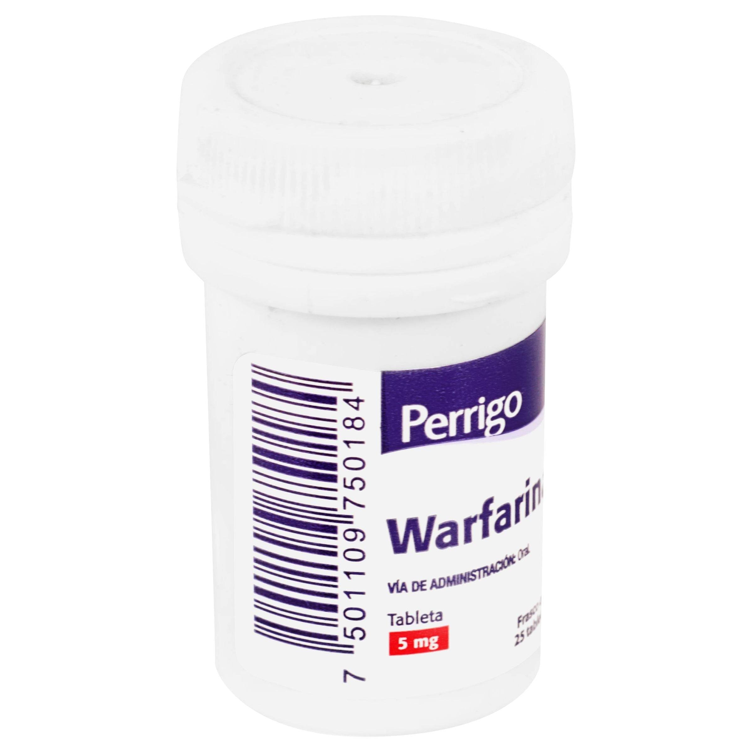 Warfarina 5Mg Con 25 Perrigo Tabletas — WeCare Pharma