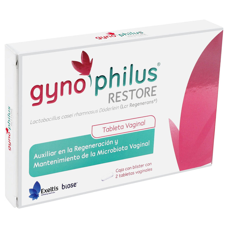 Gynophilus Restore Tabletas Vaginal Con 2 - WeCare Pharma