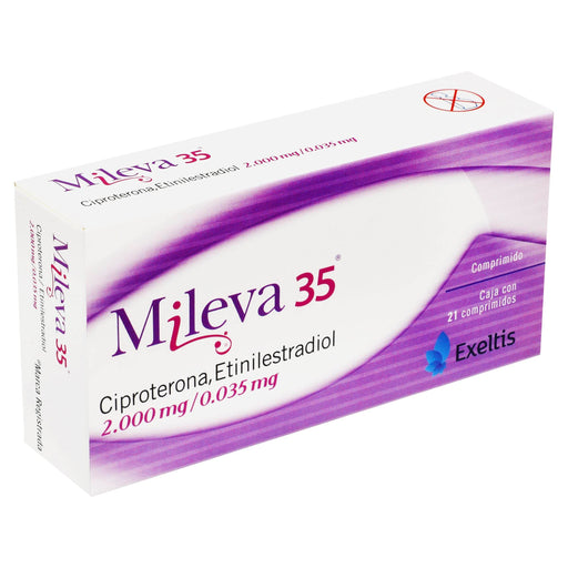 Mileva 35 2Mg/0.035Mg Con 21 Comprimidos (Ciproterona/Etinilestradiol) - WeCare Pharma