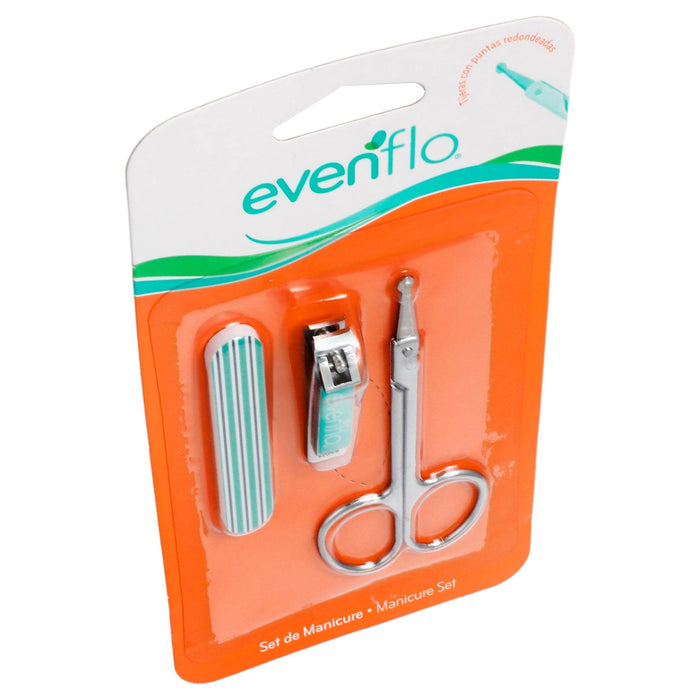 Set Manicure Bebe 3 Pza Evenflo - WeCare Pharma