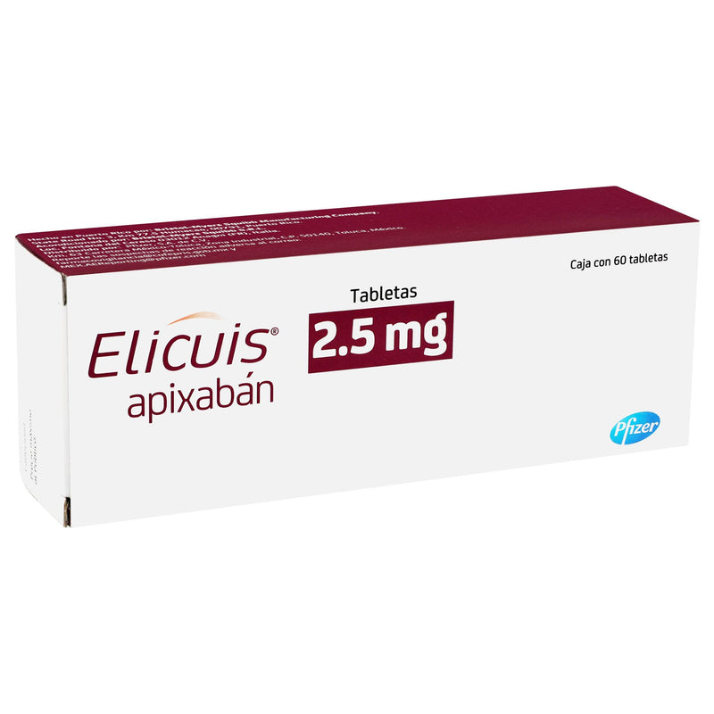 Elicuis 2.5Mg Con 60 Tabletas (Apixaban) - WeCare Pharma