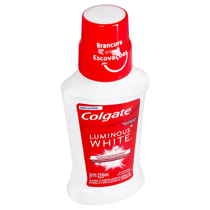 Colgate Enjuague Bucal Luminous White 250Ml - WeCare Pharma