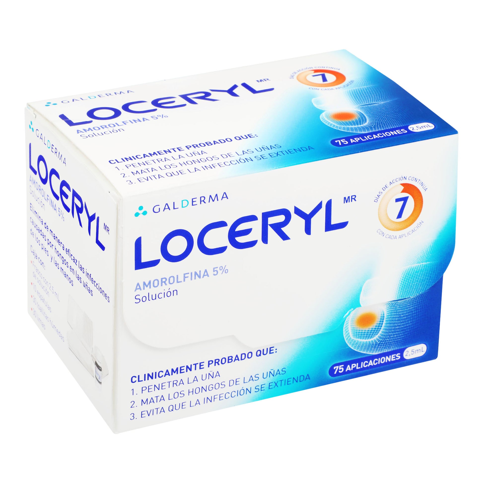 Loceryl Solucion 5% 2.5Ml (Amorolfina) 2 - 3499320002523