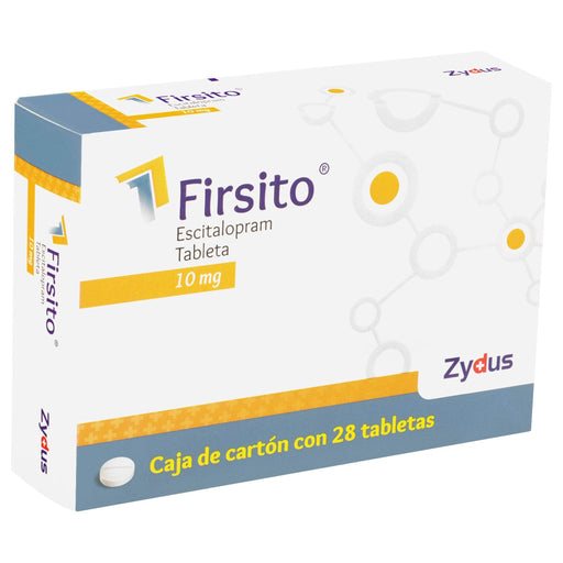 Firsito 10Mg Con 28 Tabletas (Escitalopram) - WeCare Pharma