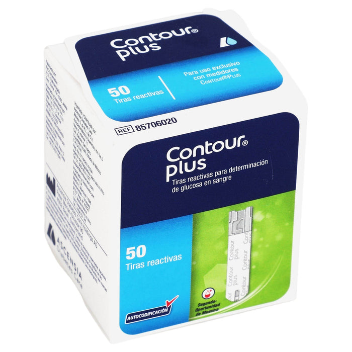 Contour Plus Tiras Reactivas Con 50 - WeCare Pharma