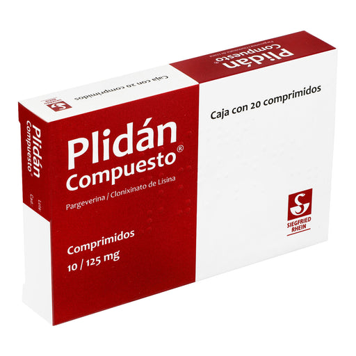 Plidan Grageas 10Mg/125Mg Con 20 (Pargeverina/Clonixinato De Lisina) 2 - 7501300408204