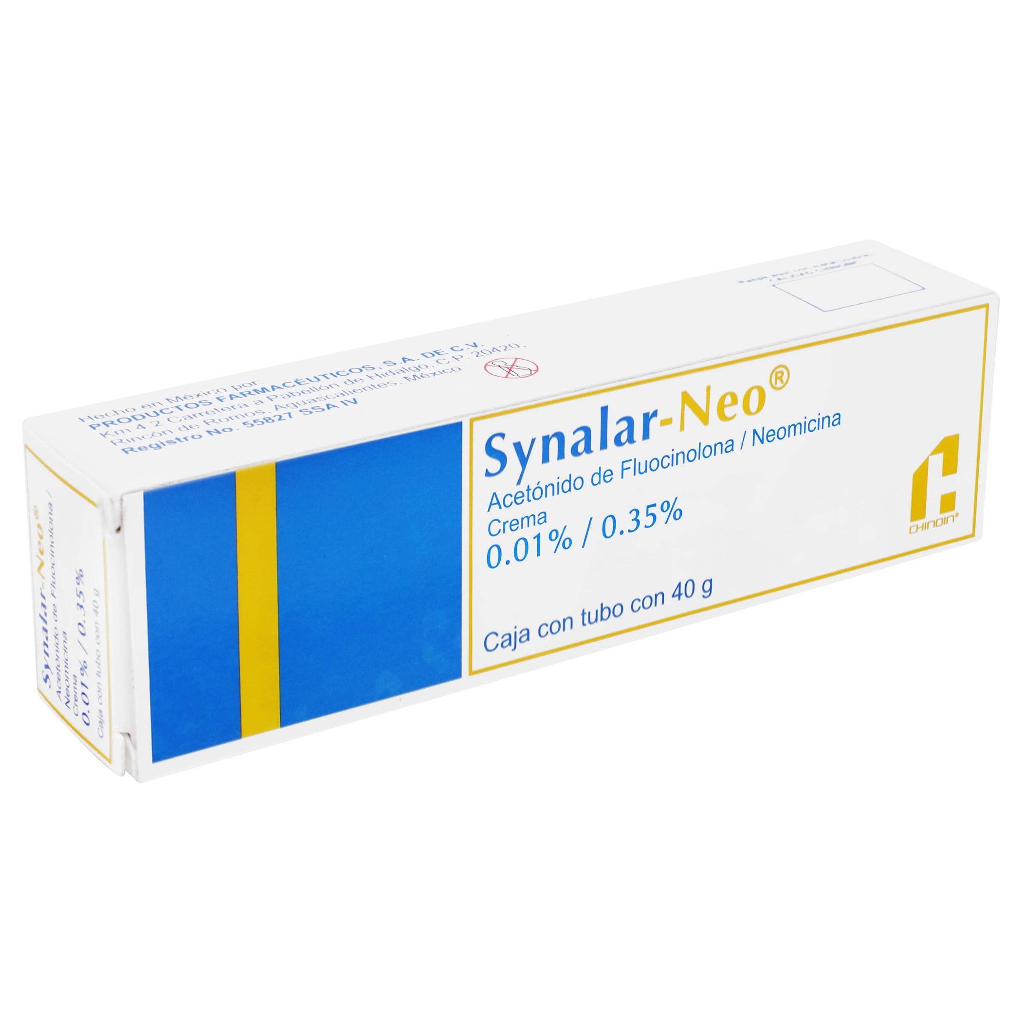 Synalar-Neo Crema 0.01%/0.35% 40G (Fluocinolona/Neomicina) — WeCare Pharma