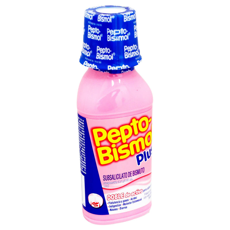 Pepto Bismol Plus Suspensión 3.5G/100Ml 236Ml (Subsalicilato De Bismuto) - WeCare Pharma