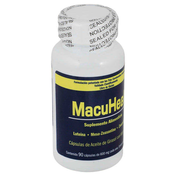 Macuhealt 600Mg Con 90 Capsulas (Luteina/Meso-Zeaxantina/Zeaxantina) - WeCare Pharma