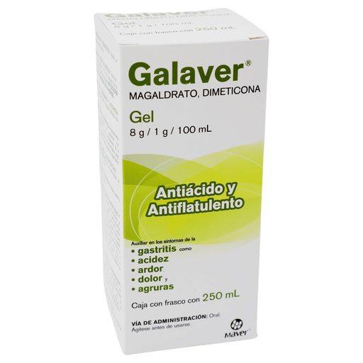 Galaver Gel 250Ml Con 1 (Magaldrato/Dimeticona) - WeCare Pharma