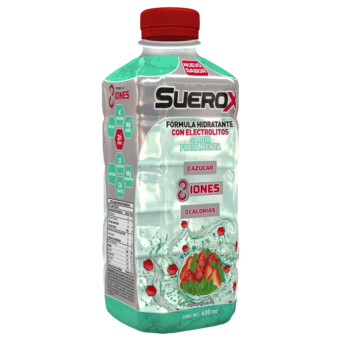 Suerox 8Iones Frasco 630Ml Fresa-Menta (Electrolitos Orales) 2 - 650240066283