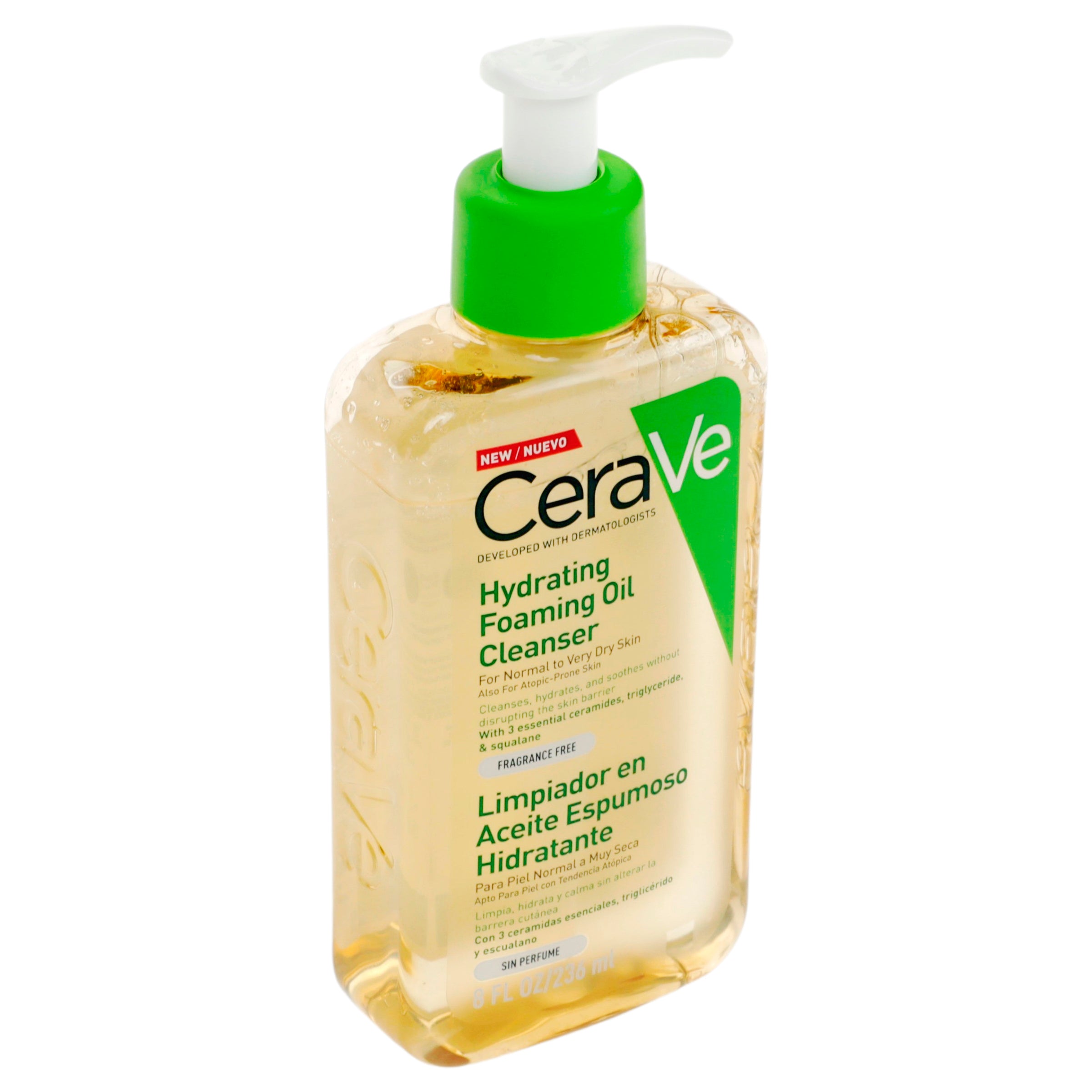 Cerave Limpiador Aceite Espumoso Hidratante 236Ml 2 - 3337875773430