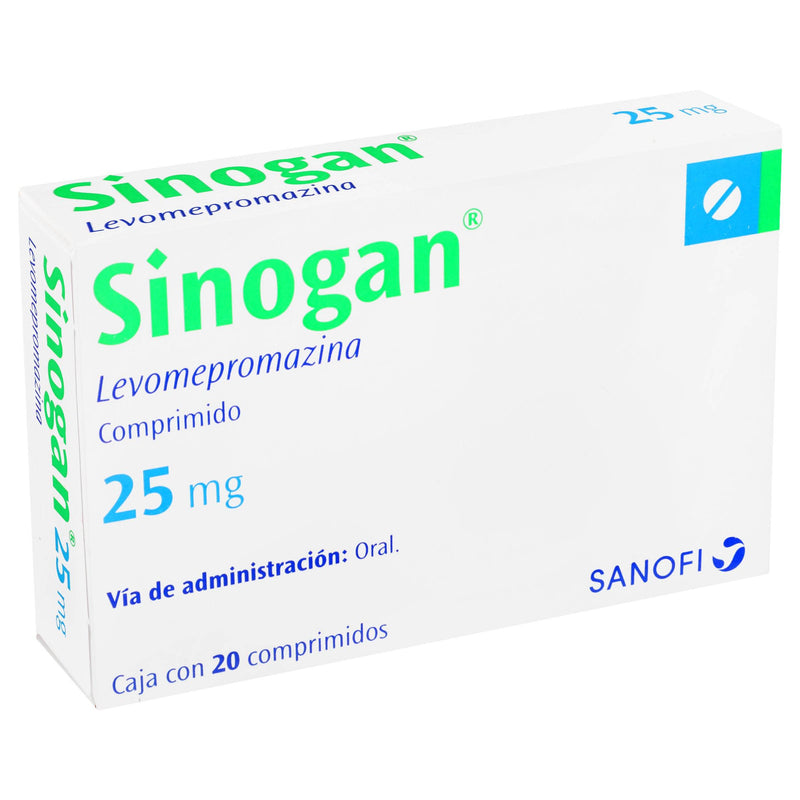 Sinogan (Levomepromazina) Tabletas 25Mg Con 20 - WeCare Pharma