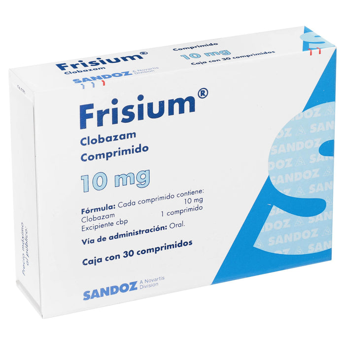 Frisium (Clobazam) Comp 10Mg Con 30 - WeCare Pharma