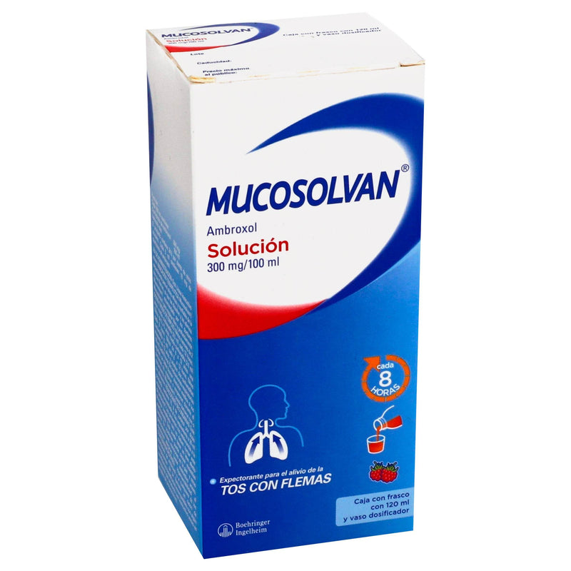 Mucosolvan Solución 300Mg/100Ml 120Ml (Ambroxol) - WeCare Pharma