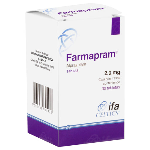 Farmapram (Alprazolam) Tabletas 2Mg Con 30 - WeCare Pharma