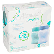 Biberon Advanced Flujo Lento 5Oz Con 2 Piezas Evenflo - WeCare Pharma