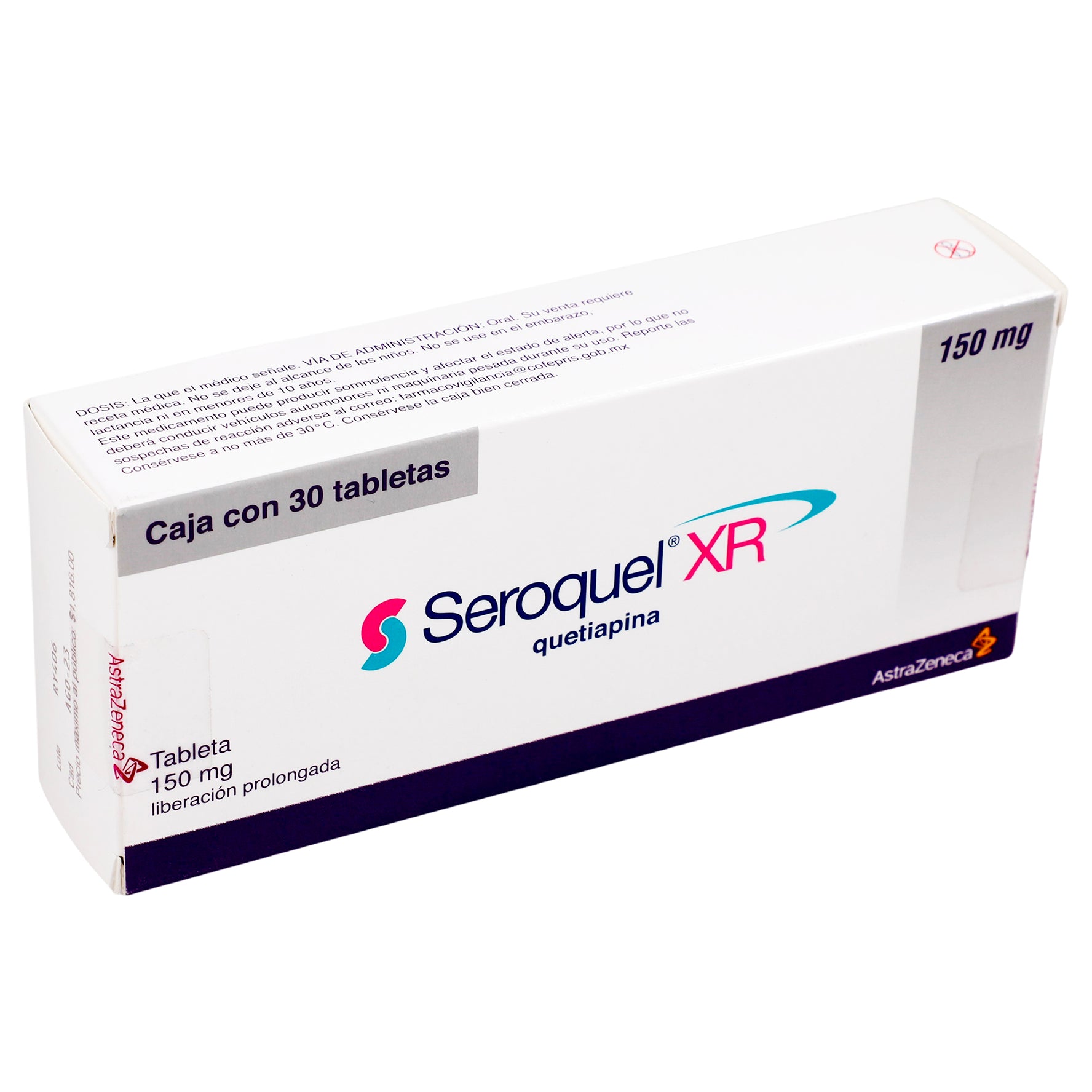 Seroquel Xr 150Mg Con 30 Tabletas (Quetiapina) 2 - 5000455019966