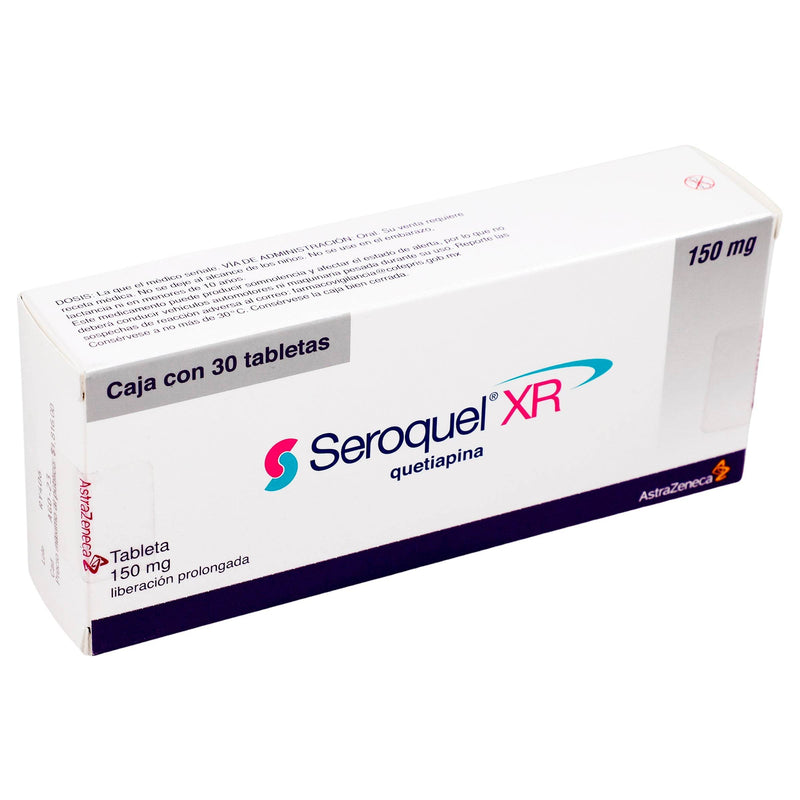 Seroquel Xr 150Mg Con 30 Tabletas (Quetiapina) - WeCare Pharma