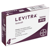 Levitra 20Mg Con 4 Tabletas (Vardenafil) - WeCare Pharma