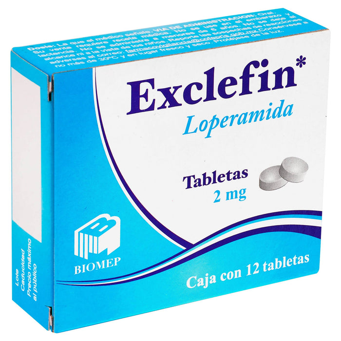 Exclefin (Loperamida)Tab 2Mg C12 - WeCare Pharma