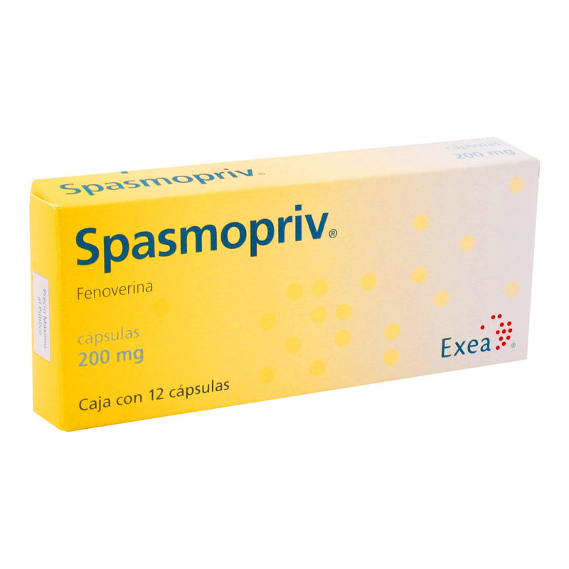 Spasmopriv 200Mg Con 12 Capsulas (Fenoverina) - WeCare Pharma