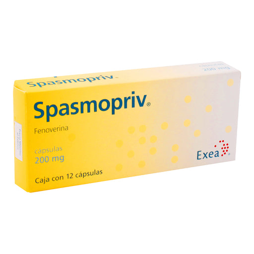 Spasmopriv 200Mg Con 12 Capsulas (Fenoverina) 2 - 7501314704927