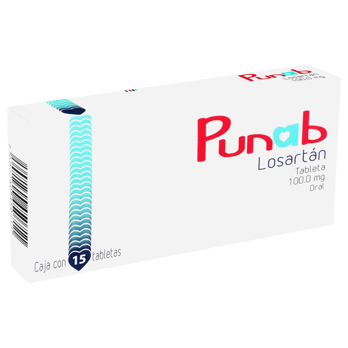 Punab 100Mg Con 15 Tabletas (Losartan) - WeCare Pharma