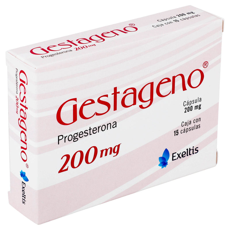 Gestageno 200Mg Con 15 Capsulas (Progesterona) - WeCare Pharma