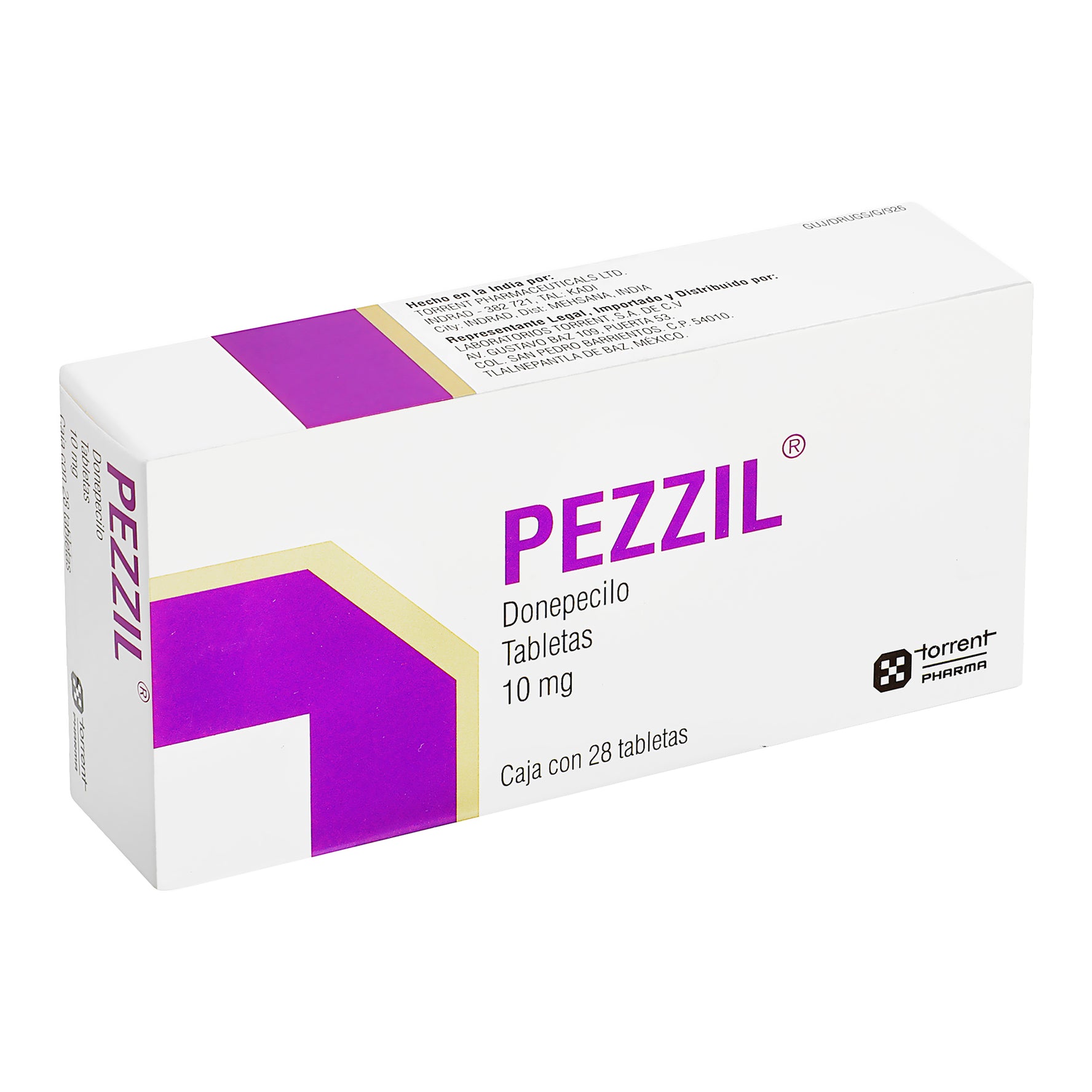 Pezzil 10 Mg Con 28 Tabletas (Donepecilo) 2 - 8903855053868