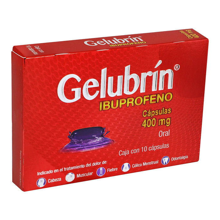 Gelubrin 400Mg Con 10 Capsulas (Ibuprofeno) - WeCare Pharma
