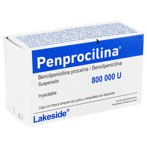 Penprocilina Frasco 80 000Unid Con 1 Ampulas (Bencilpenicilina Procaina/Bencilpenicilina) - WeCare Pharma