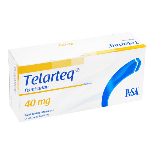 Telarteq 40Mg Con 30 Tabletas (Telmisartan) - WeCare Pharma