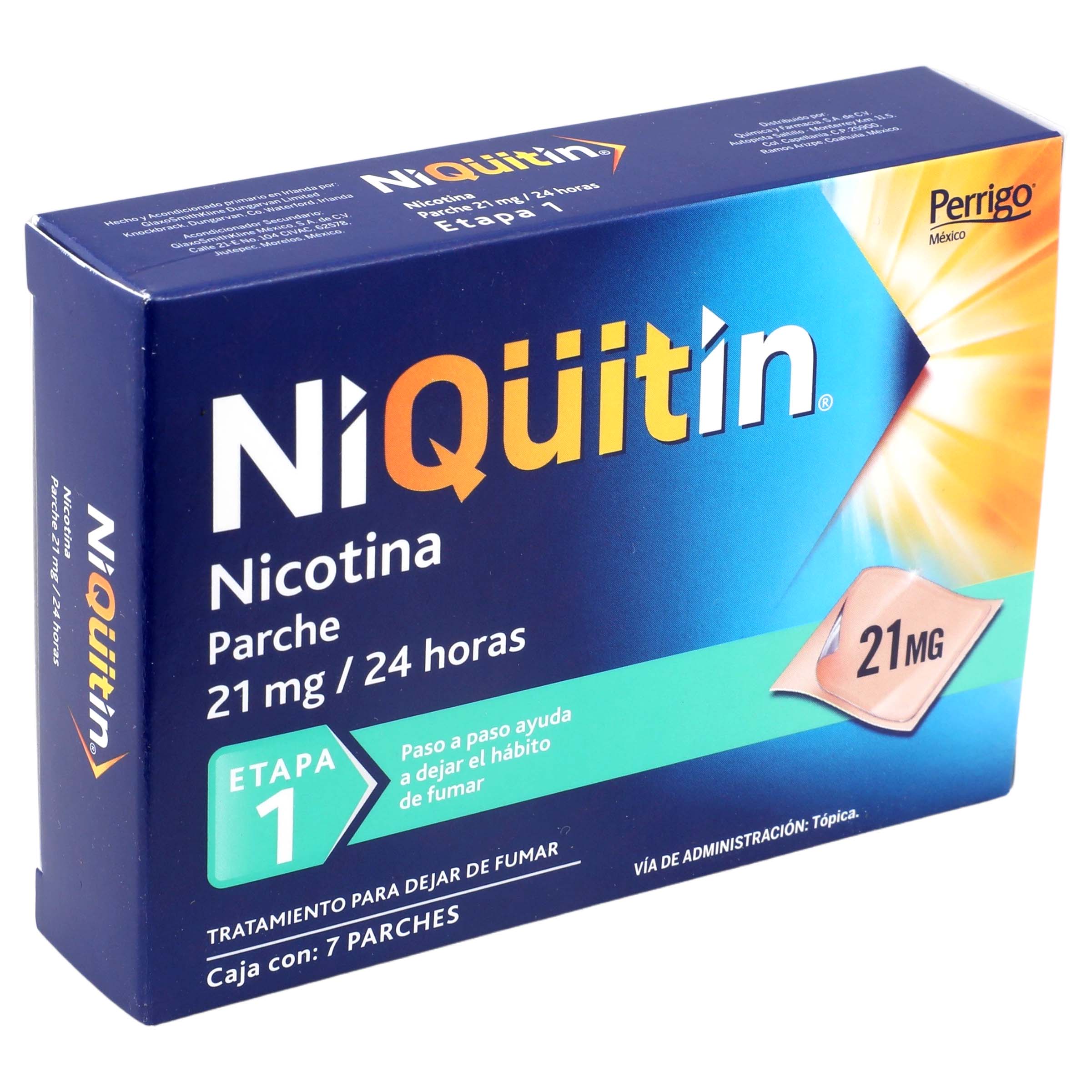 Niquitin Etapa 1 Parche 21Mg/24Hrs Con 7 (Nicotina) 2 - 7501109768059