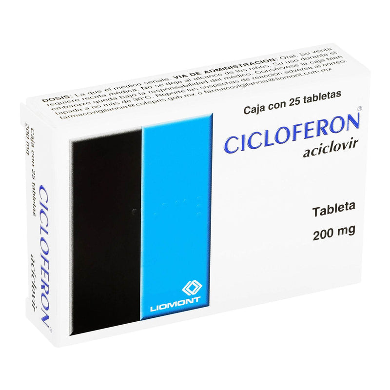 Cicloferon 200Mg Con 25 Tabletas (Aciclovir) - WeCare Pharma
