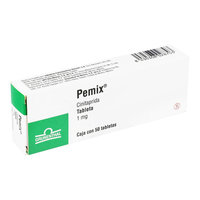 Pemix 1Mg Con 50 Tabletas (Cinitaprida) - WeCare Pharma
