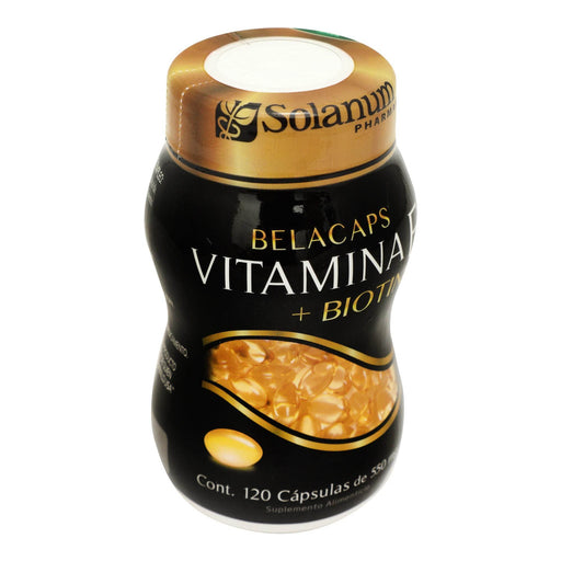 Vitamina E/Germen De Trigo/Biotina 550Mg Con 120 Solanum Capsulas - WeCare Pharma