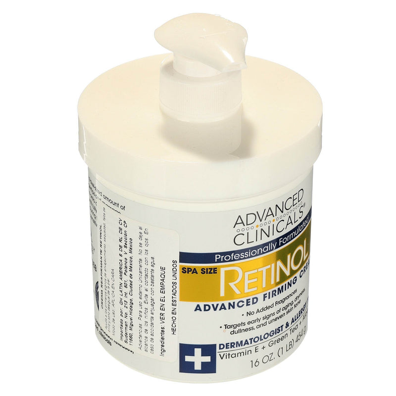 Advanced Clinicals Retinol Crema 454G - WeCare Pharma