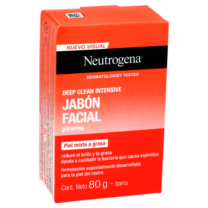 Neutrogena Jabón Deep Clean Intensive Barra 80G 2 - 7891010099725