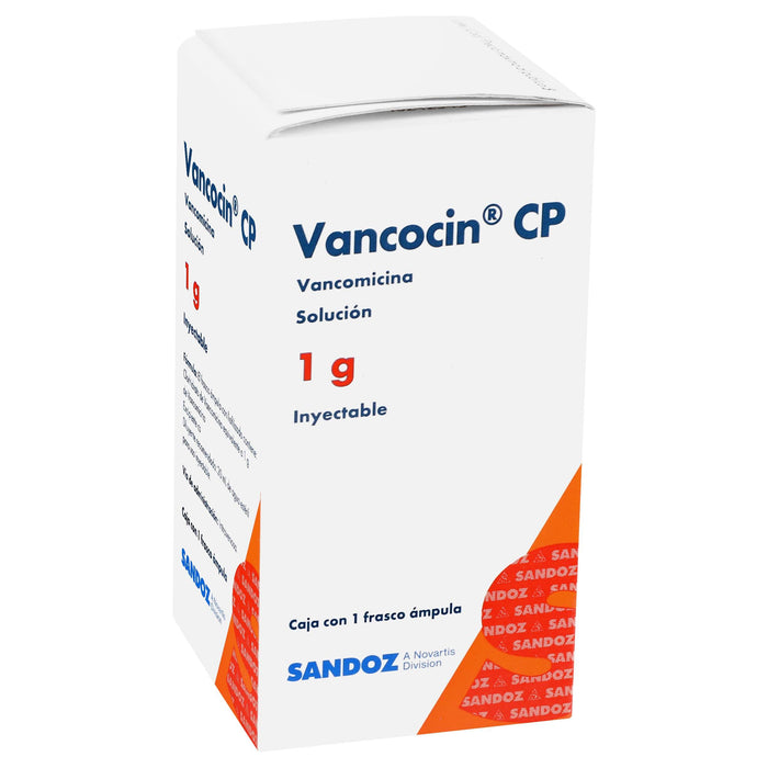 Vancocin Cp Frasco 1G Con 1 Ampulas (Vancomicina) - WeCare Pharma