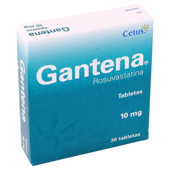 Gantena 10Mg Con 30 Tabletas (Rosuvastatina) - WeCare Pharma