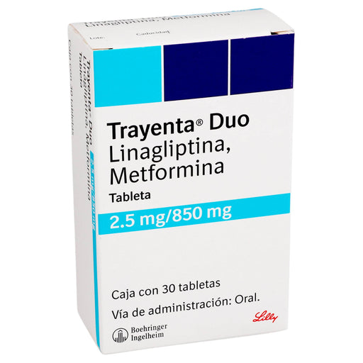 Trayenta Duo 2.5Mg/850Mg Con 30 Tabletas (Linagliptina/Metformina) - WeCare Pharma