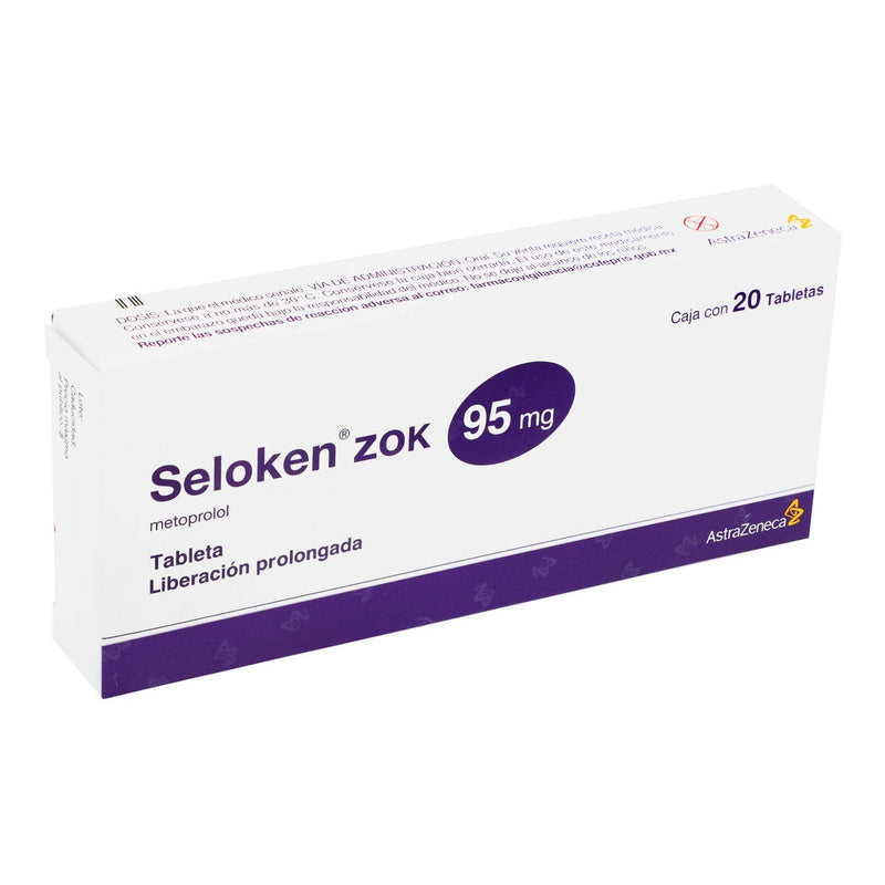 Seloken Zok 95Mg Con 20 Tabletas (Metoprolol) - WeCare Pharma