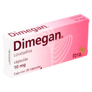 Dimegan 10Mg Con 20 Capsulas (Loratadina) - WeCare Pharma