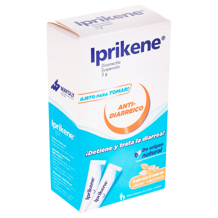 Iprikene Suspensión Antidiarreico Cacao Caramelo 3G Sobres Con 8 - WeCare Pharma