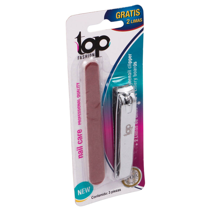 Corta Uñas C/Lima Top Fashion Con 1 - WeCare Pharma