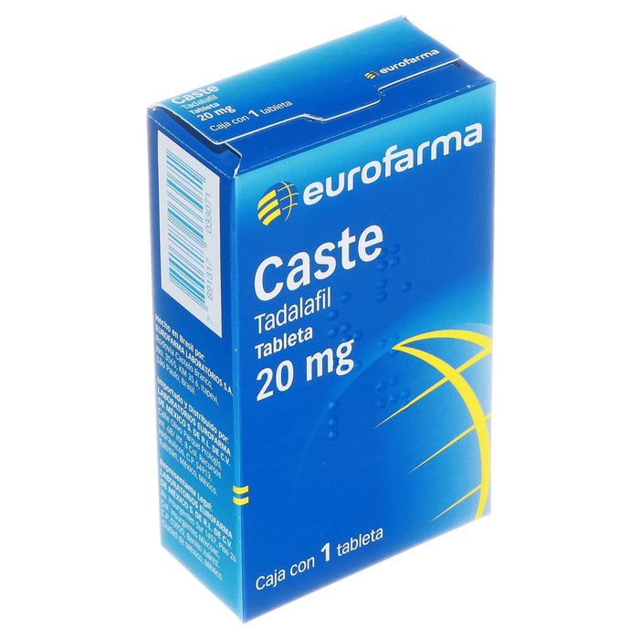 Caste (Tadalafil) Tabletas 20Mg Con 1 - WeCare Pharma