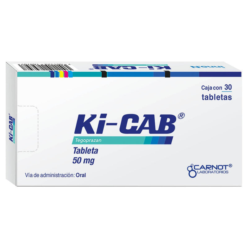 Ki-Cab 50Mg Con 30 Tabletas (Tegoprazan) - WeCare Pharma