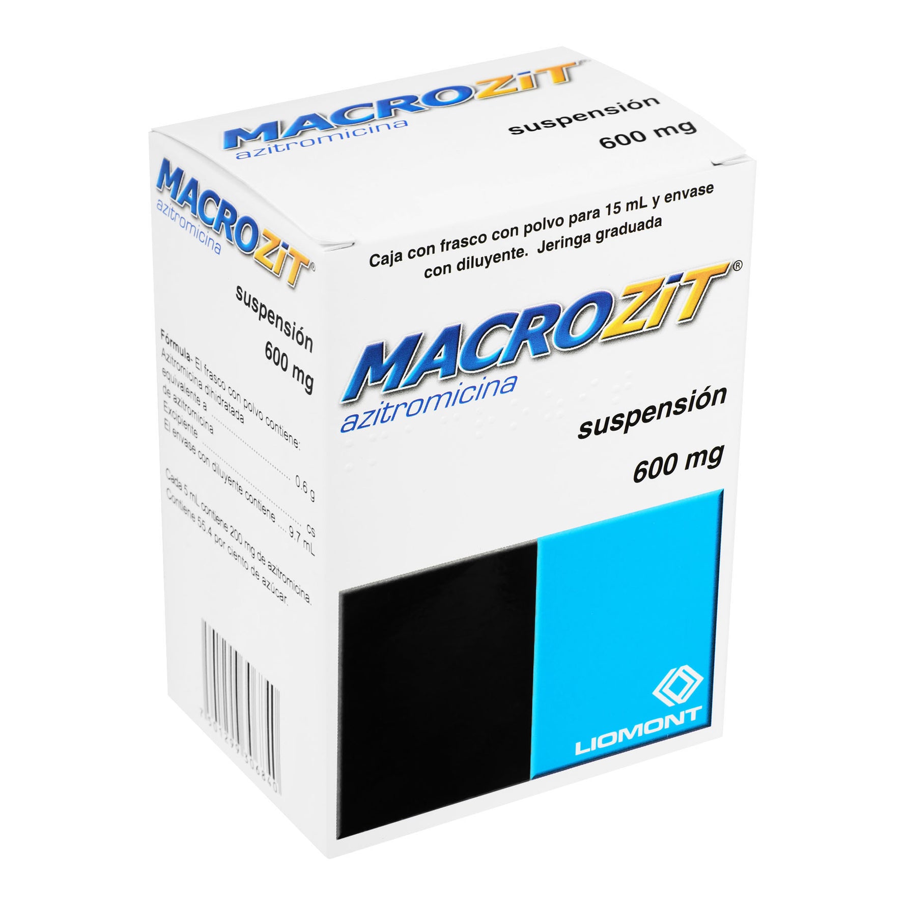 Macrozit Suspensión 600Mg 15Ml (Azitromicina) 2 - 7501299306840